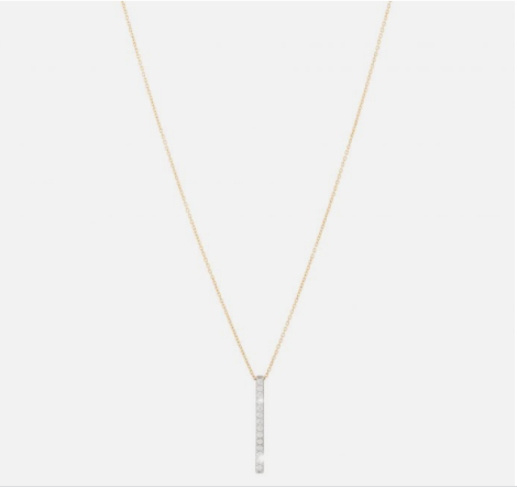 Collar Baguette en oro 18K Rebecca