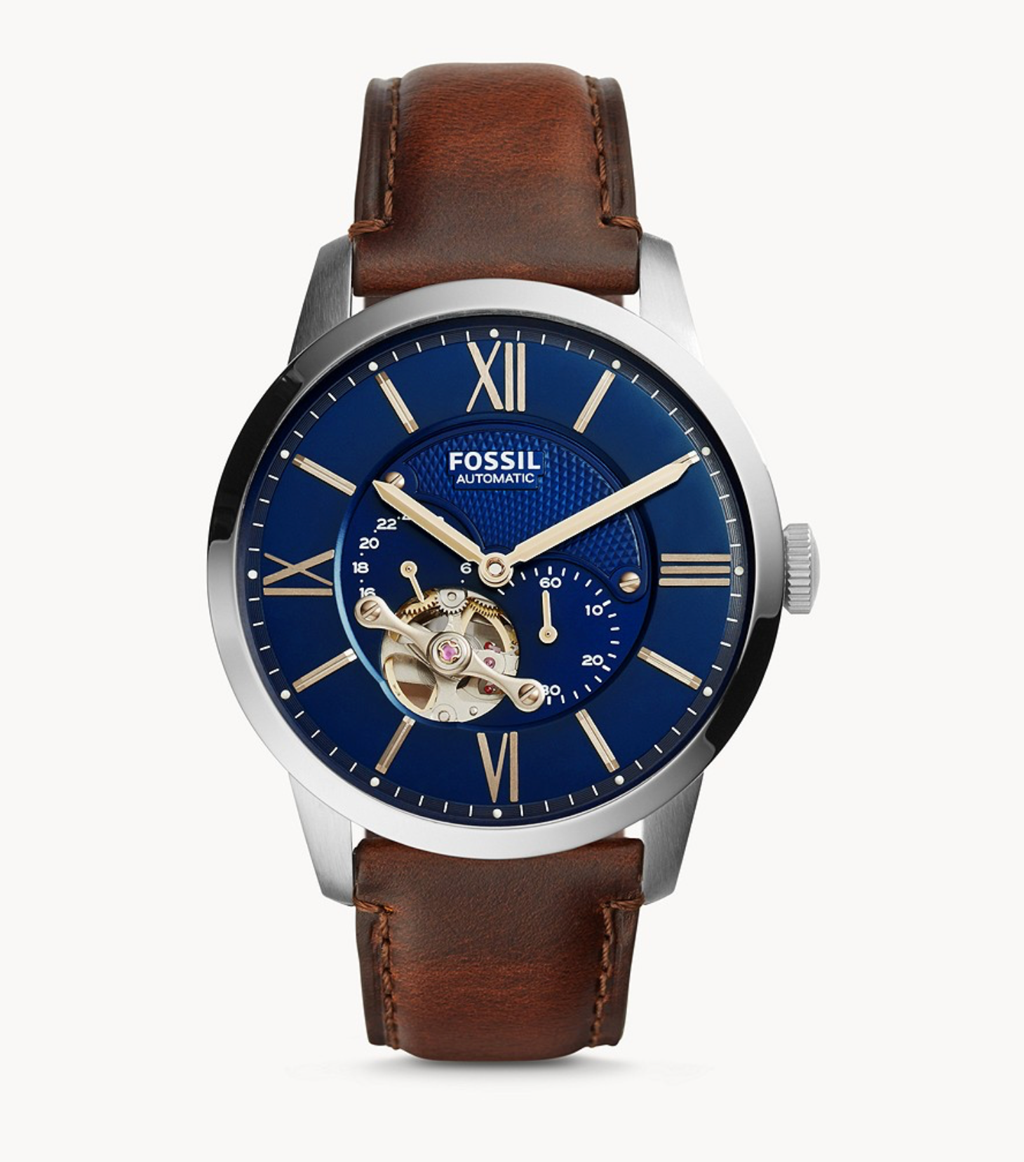 Townsman Automatic Brown Leather Watch