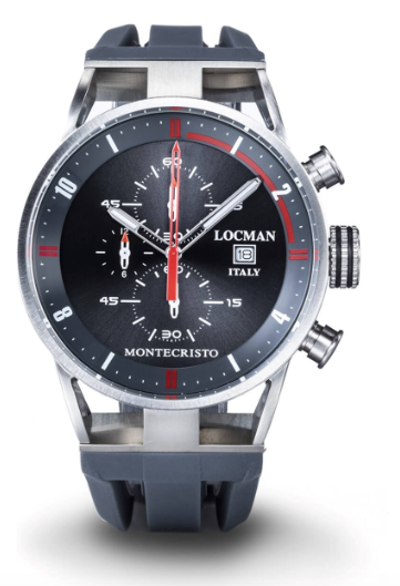 Round Montecristo Locman Chrono Gray Watch
