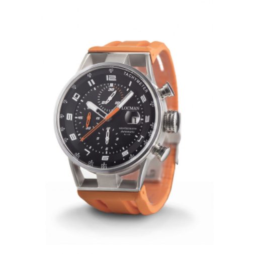 Round Montecristo Locman Chrono Orange Watch