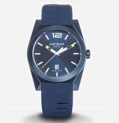 Stealth Locman Silicone All Blue Men Watch