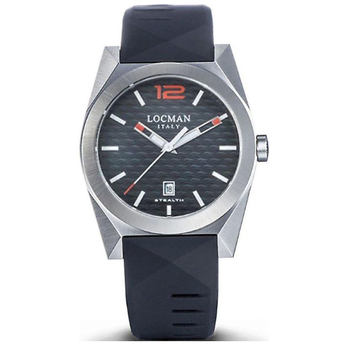 Stealth Locman Silicone Black Men Watch