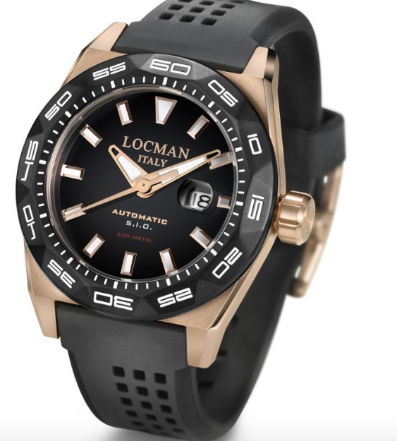 Stealth Locman Silicone Black RG Men Watch