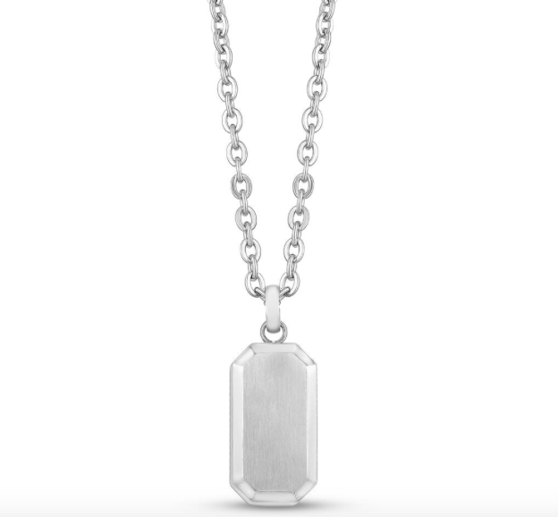 Small Dog Tag for Ashes W/ 24" Chain