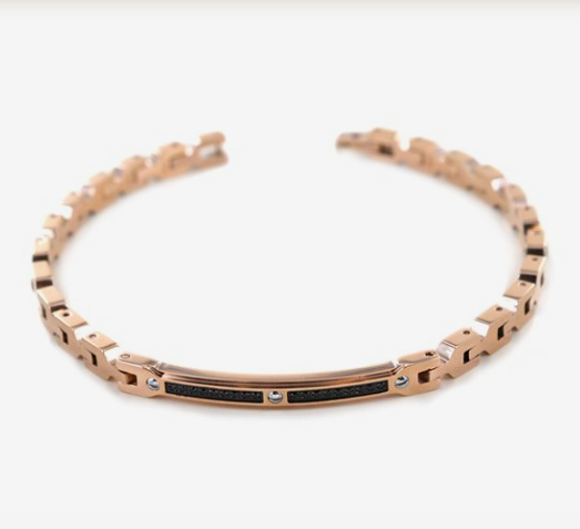 Rose Gold PVD Link Bracelet