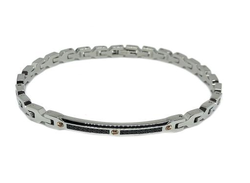 Rectangle Accent Silver Bracelet
