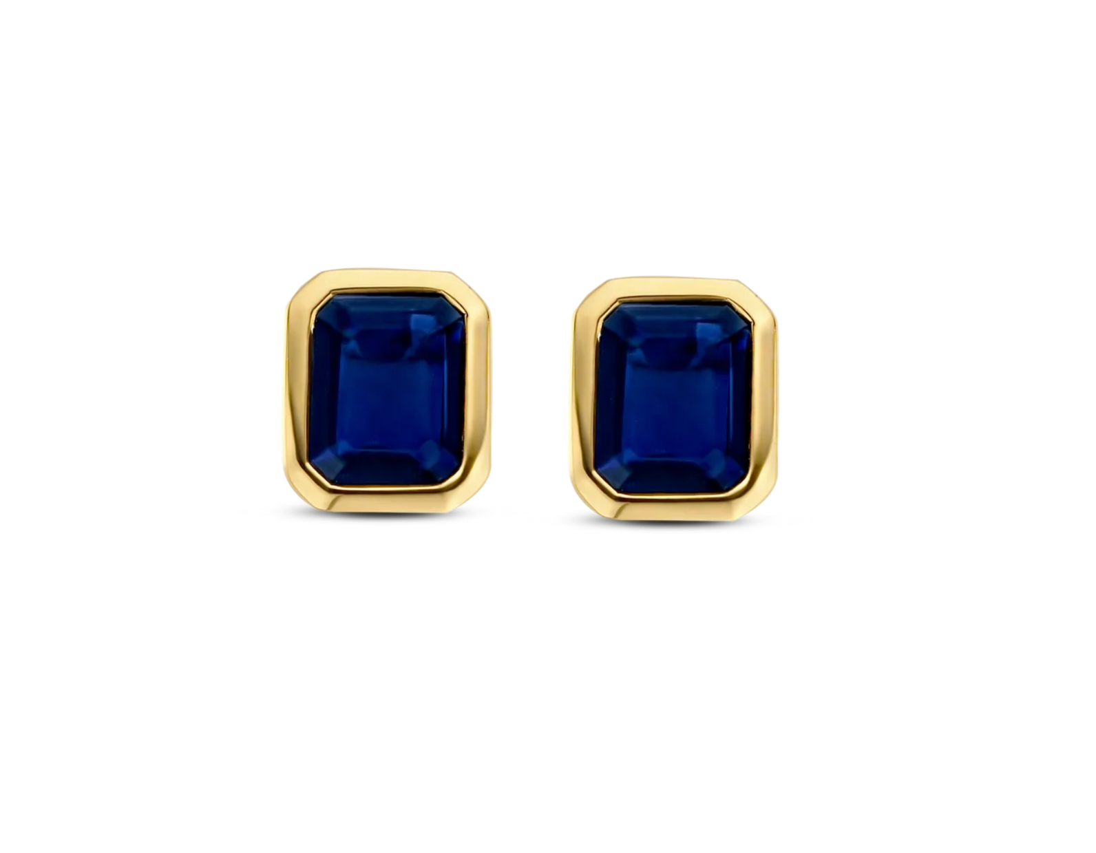 Ti Sento Royal Blue Studs