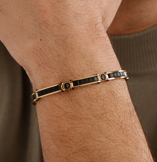 Bracelet BACKLINER ACCENTS COMPASS