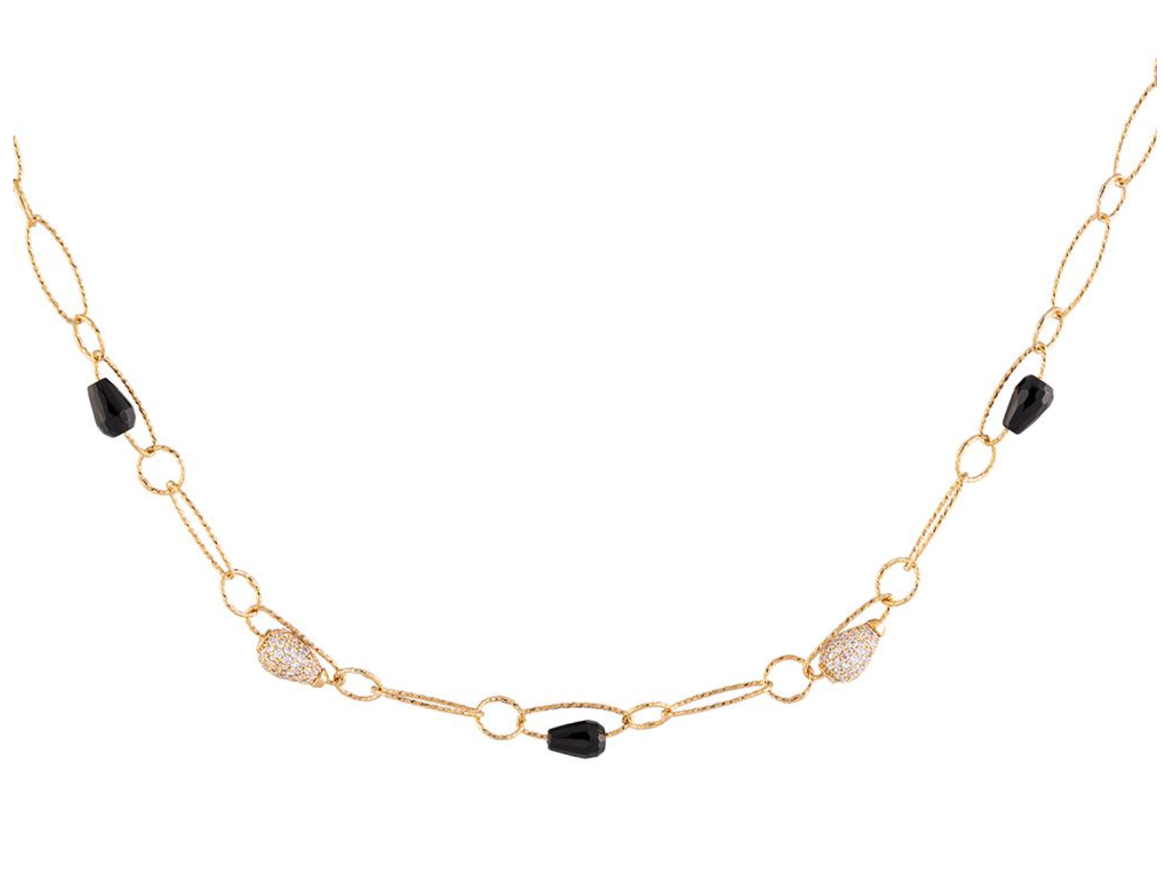 Tulip Five Stones Necklace