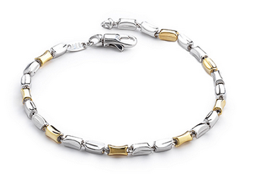 Marcello Pane Cushions Link Bracelet