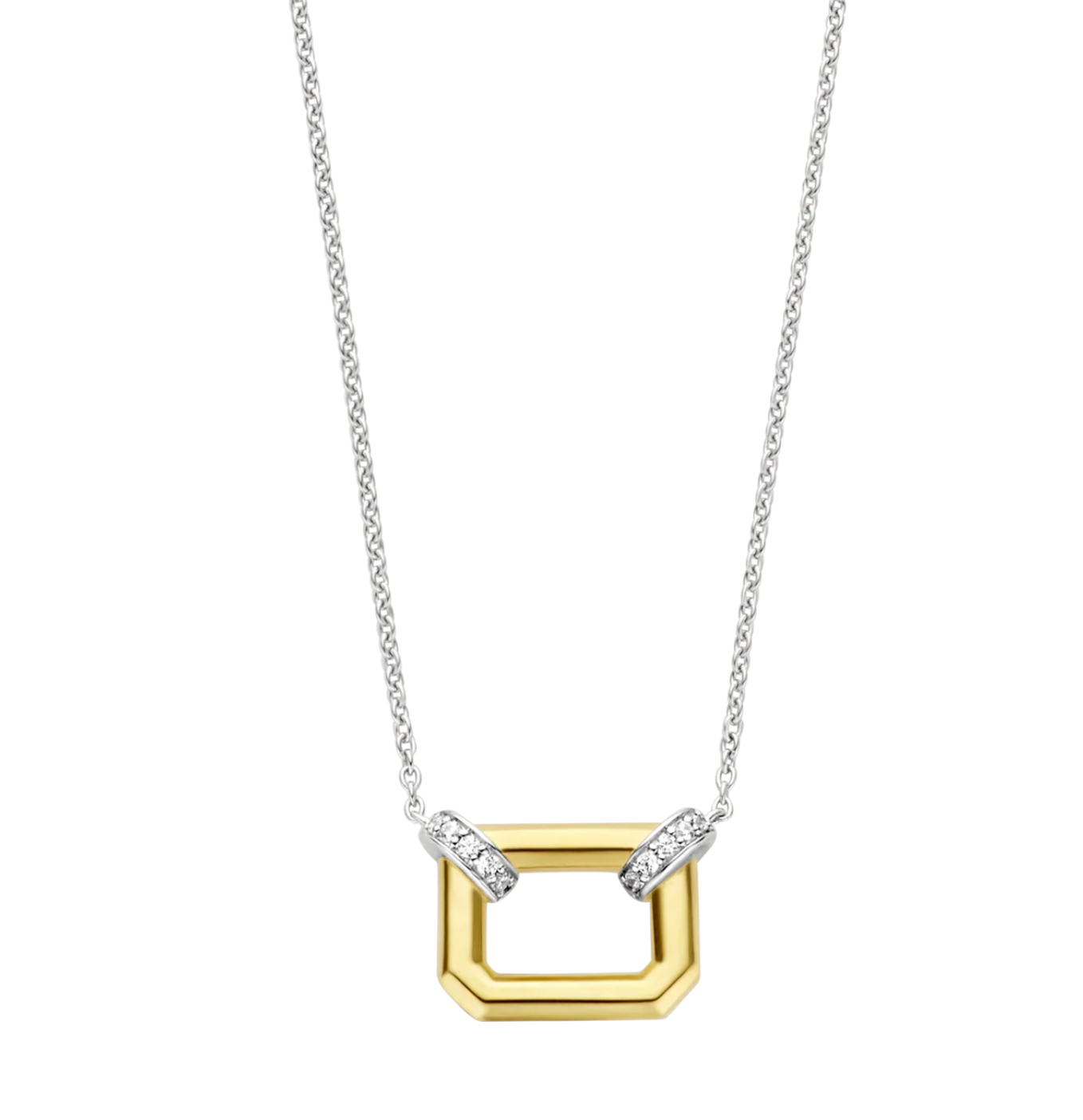 Ti Sento Milano Square Gold Charm