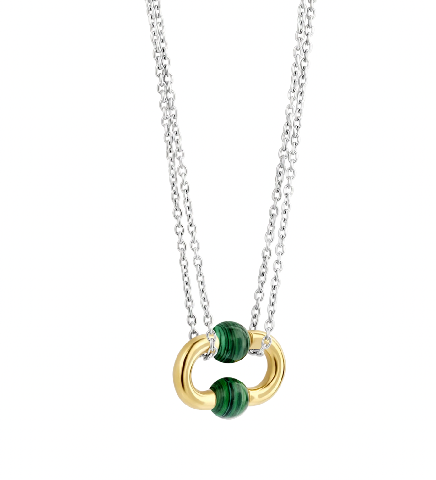 Ti Sento Milano Malachite Accents Link