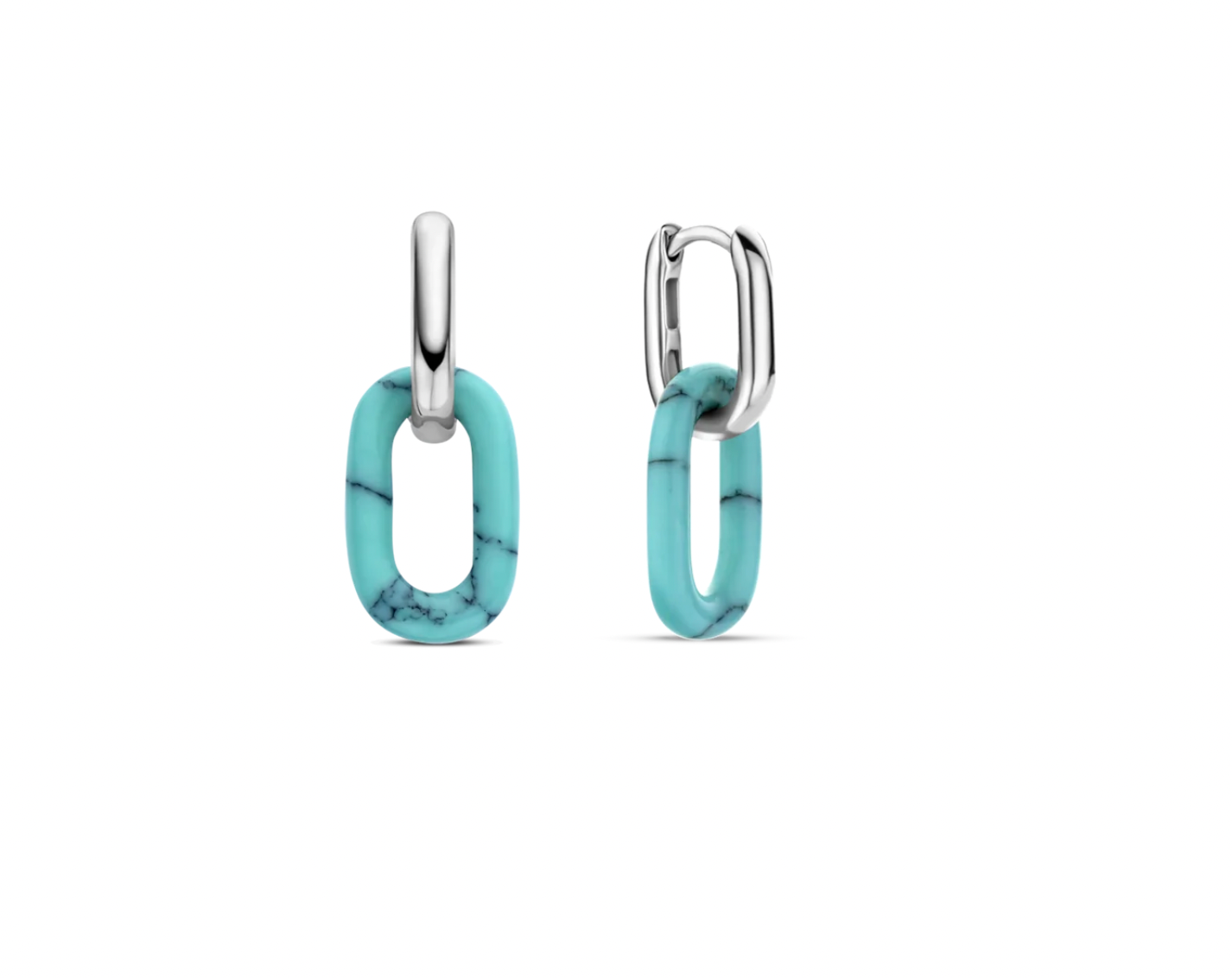 Ti Sento Milano Turquoise Oval Link