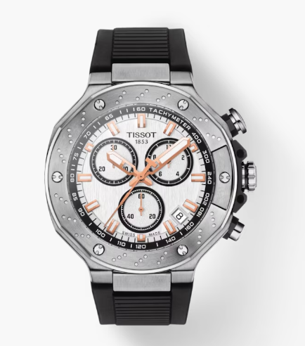 Tissot T-Race Chronograph (Silver and Rose Gold)
