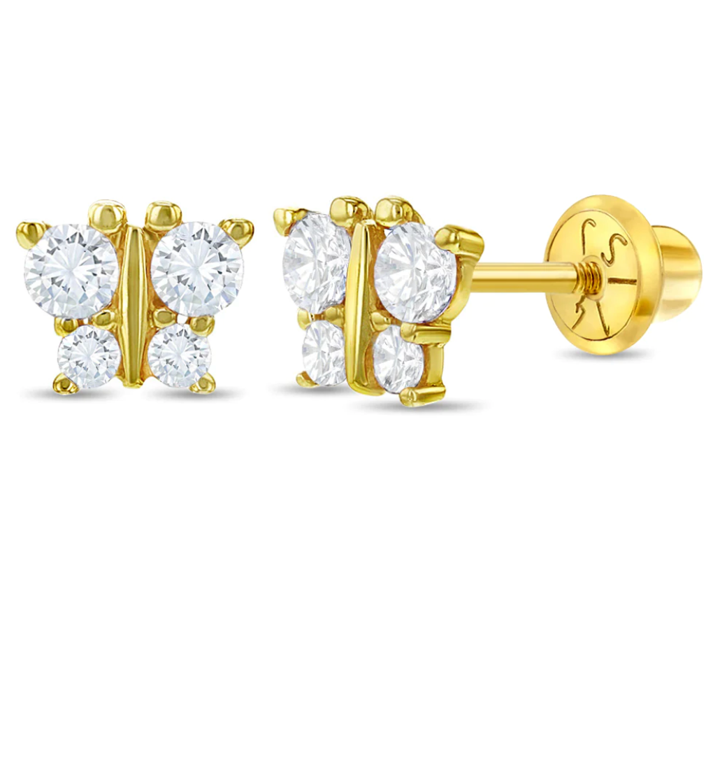 Butterfly Baby Toddler 14K Gold