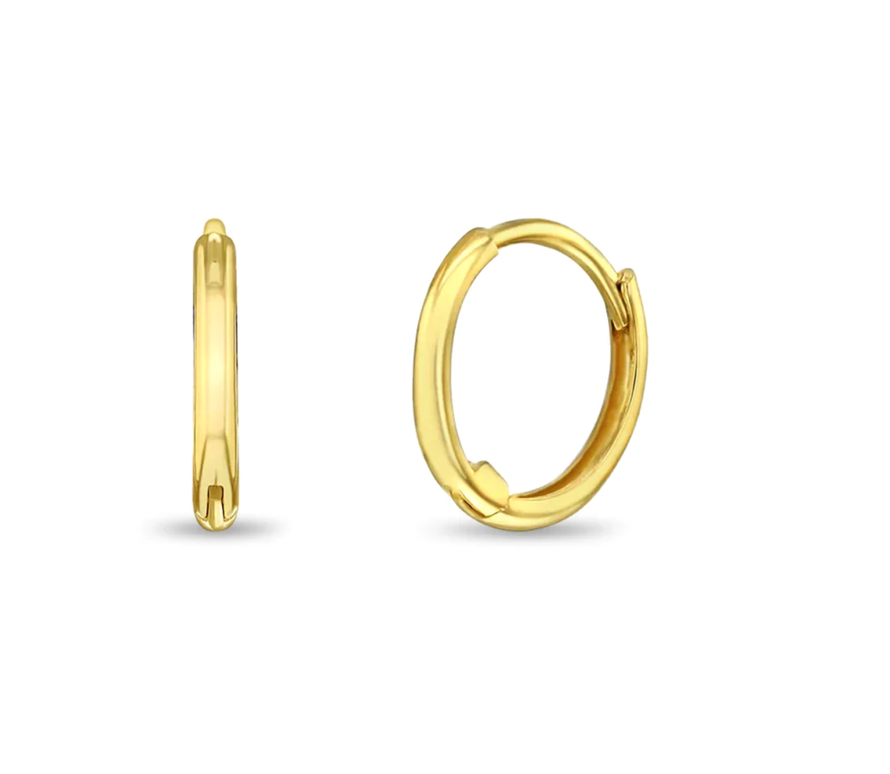 14k The Perfect Tiny Hoop Toddler Earrings
