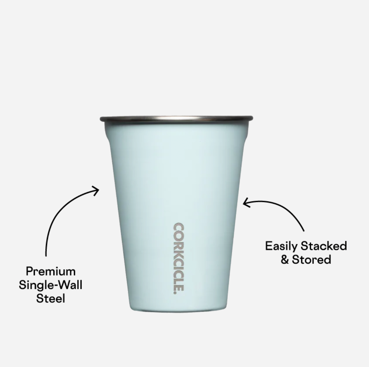 Eco Stacker - 18oz Powder Blue