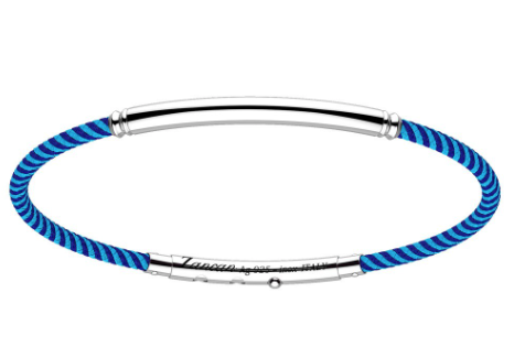 Zancan kevlar Bracelet with silver tag