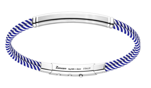 Zancan kevlar bracelet White and Blue