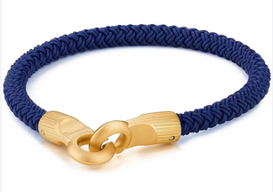 Bracelet Silicon and Gold PVD