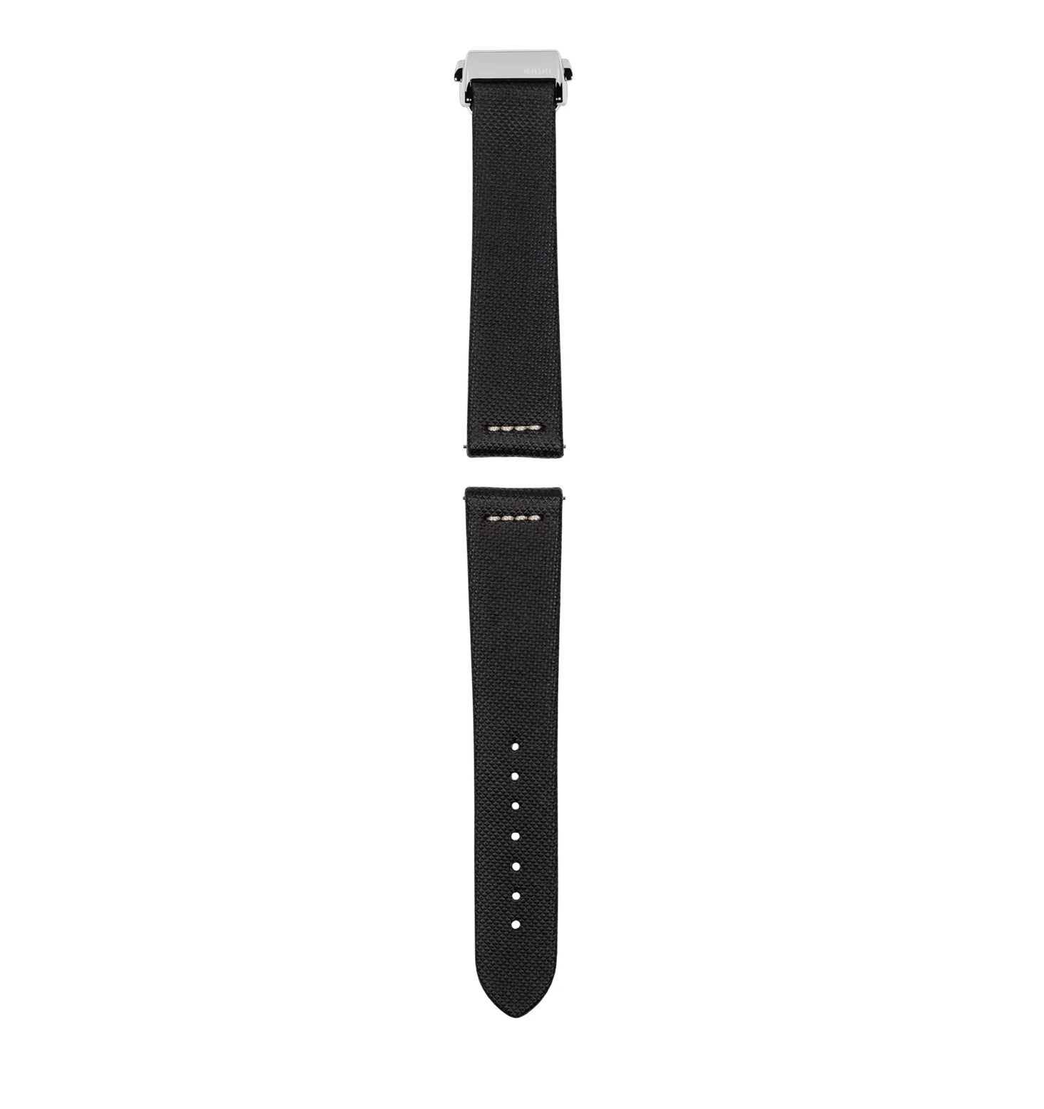 X Black leather Strap
