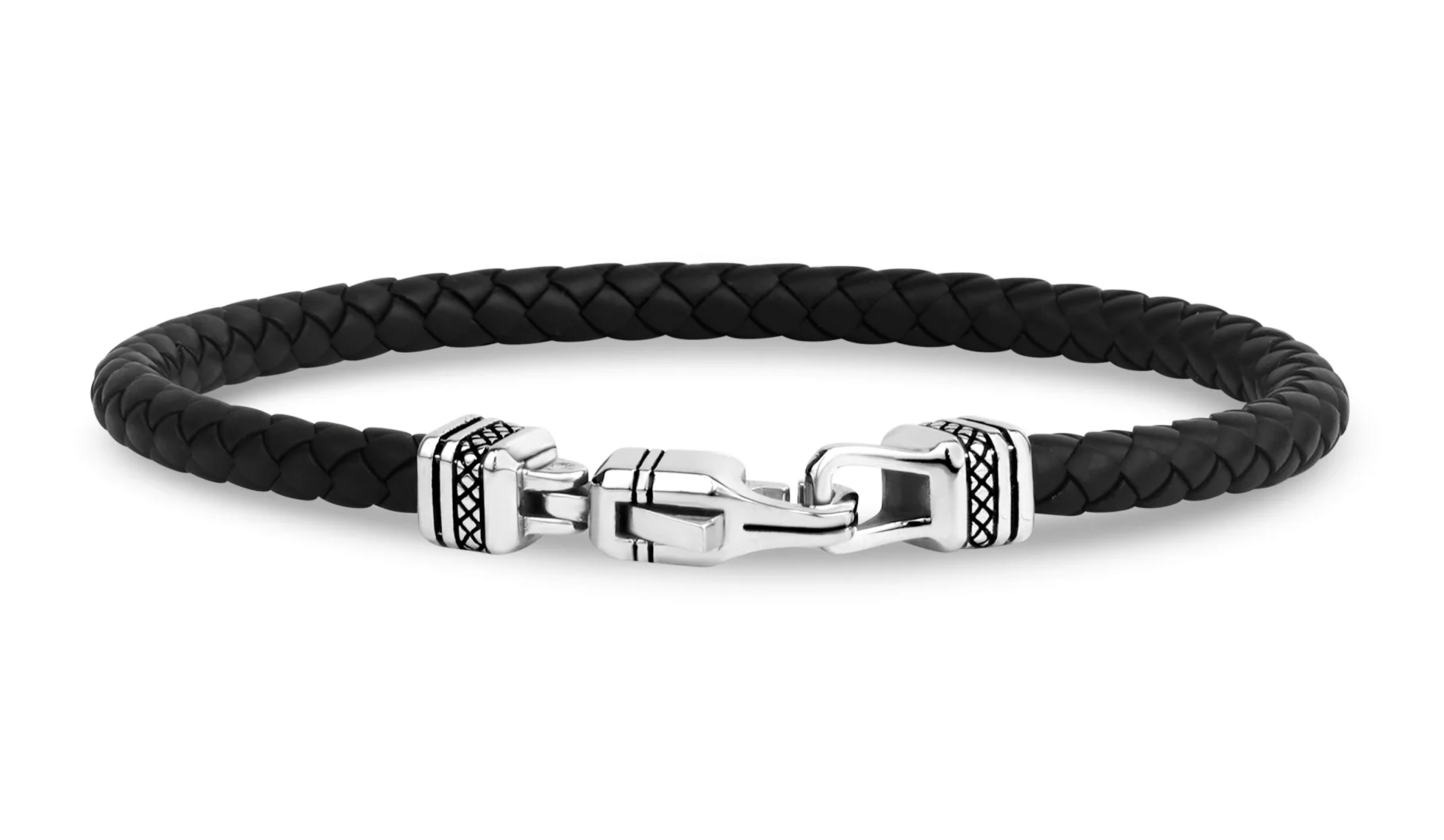 DETAILED CLASP RUBBER BRACELET (5MM)