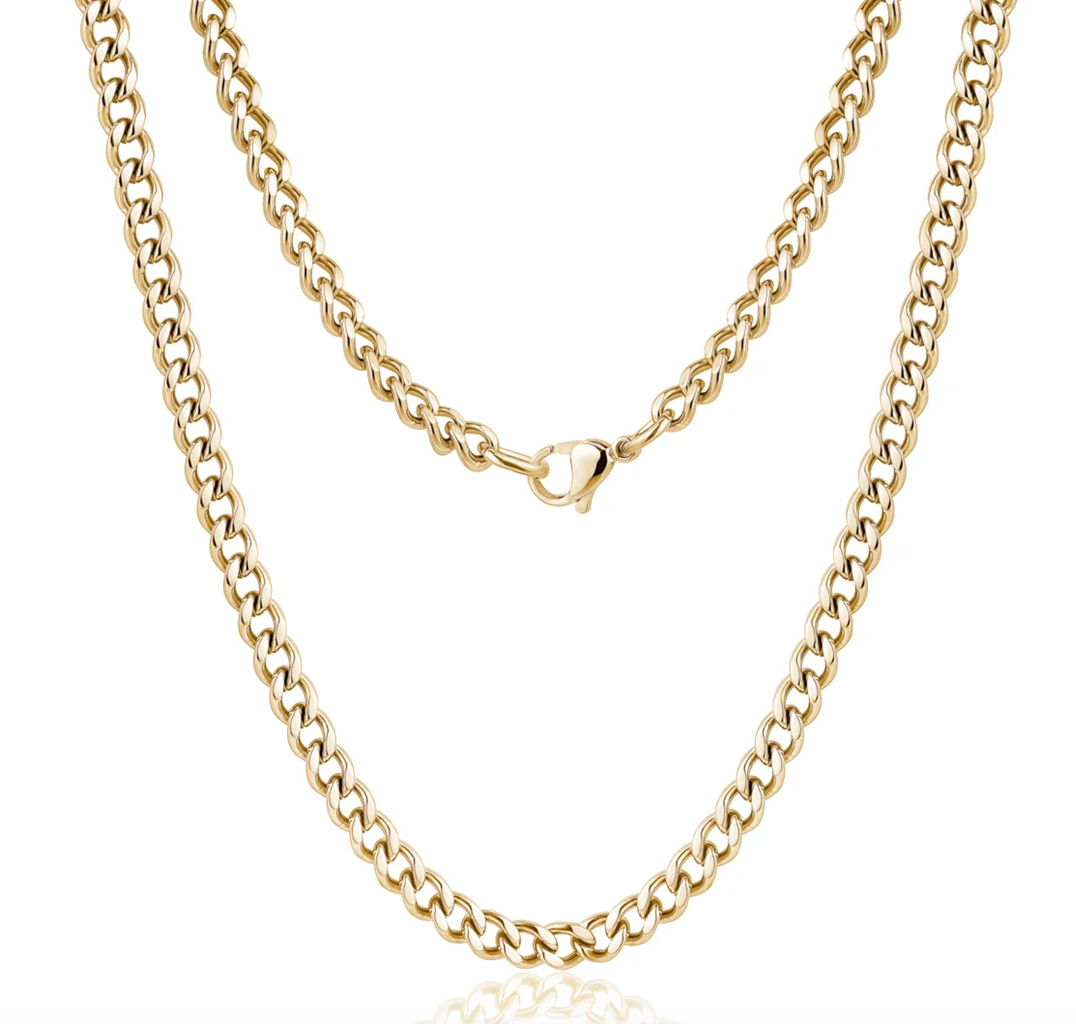 CUBAN LINK CHAIN (5MM) Gold