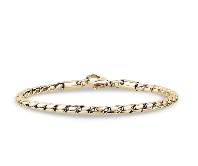 INTERLOCKING CHAIN BRACELET (3MM)