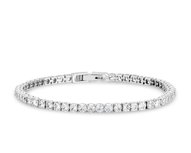 C.Z. TENNIS BRACELET (3MM)