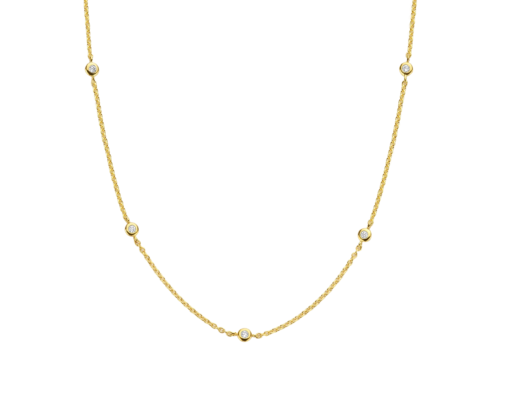 Ti Sento gold-plated silver necklace