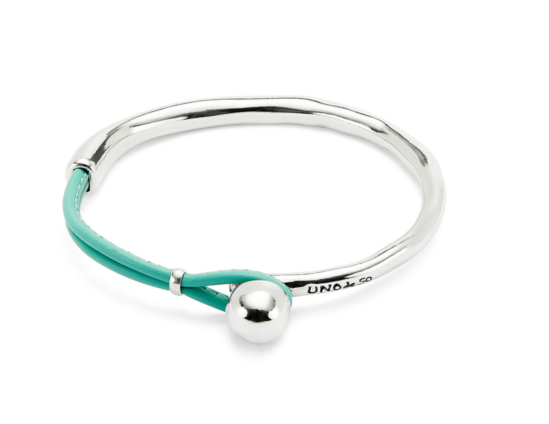 Ser Intrepida Turquesa Leather Bracelet