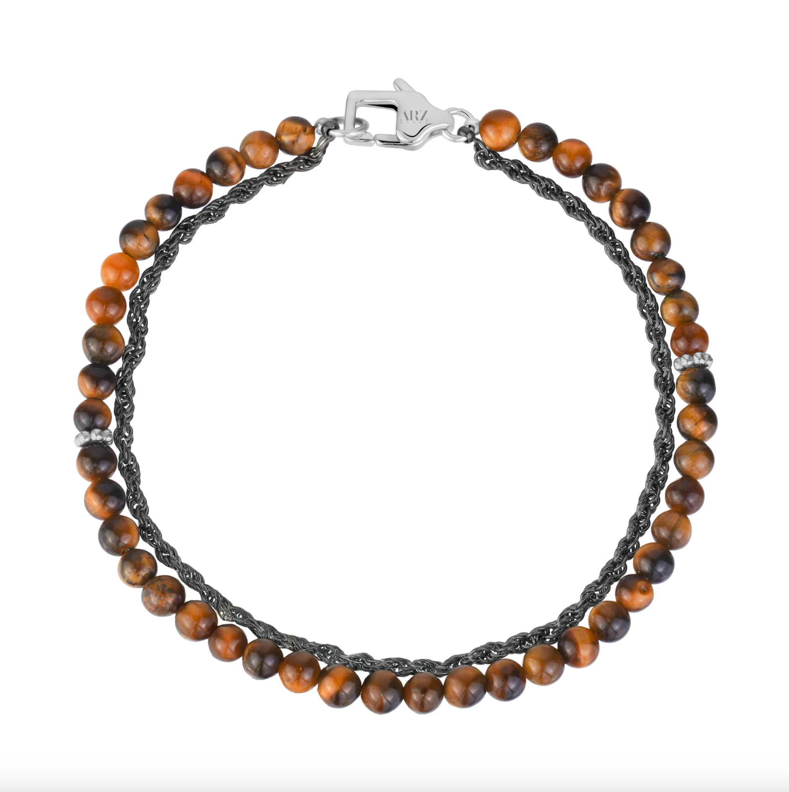 TIGER EYE BRACELET WITH ROPE CHAIN BRACELET