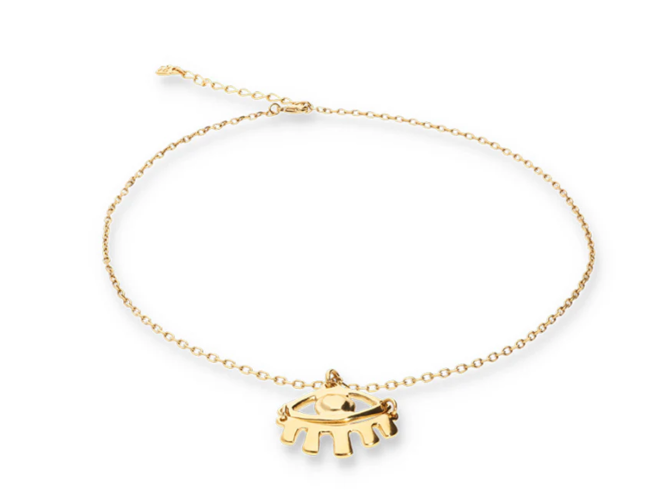 Collar Bañado en Oro 18K Ojo Pequeño