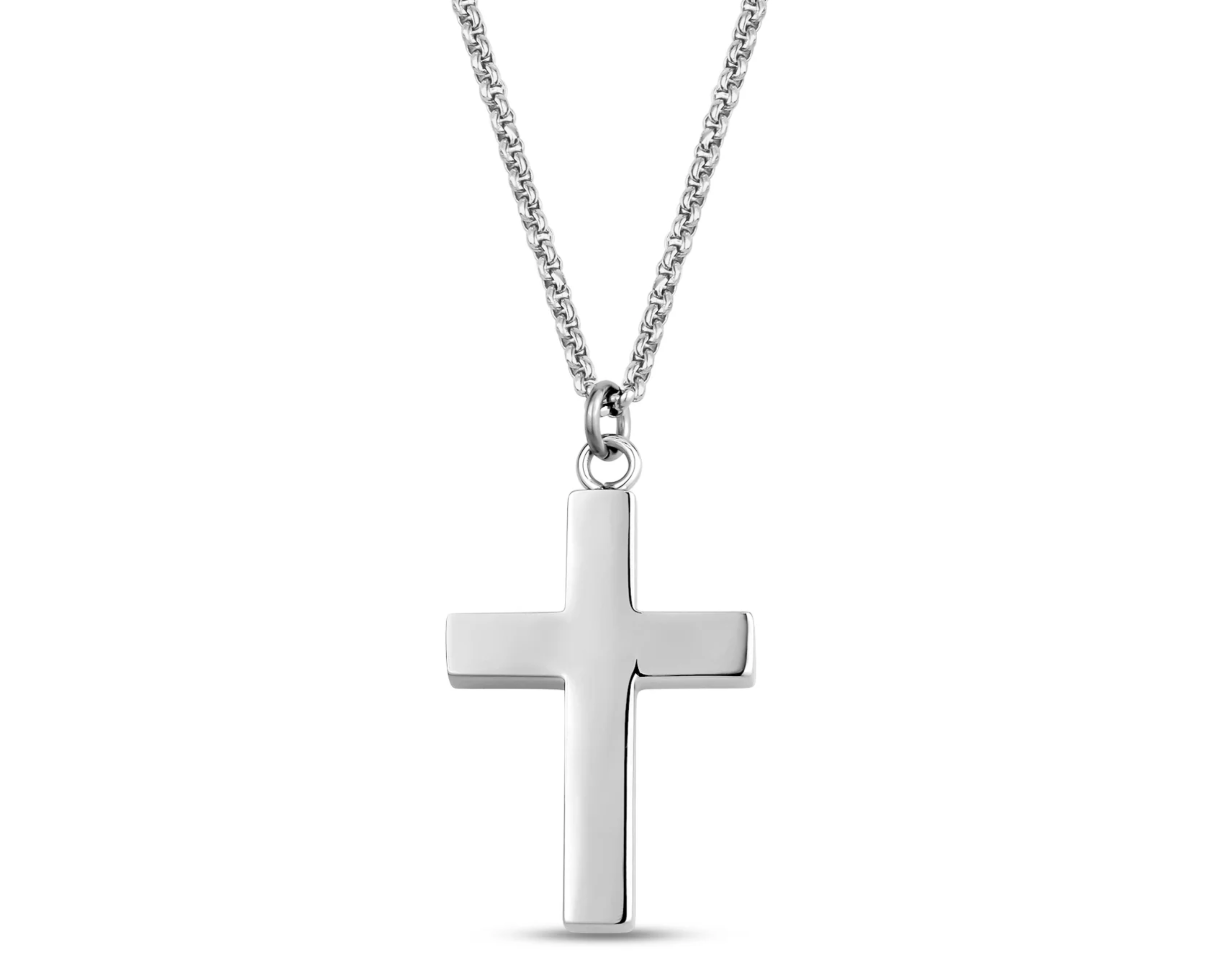 Cross Pendant Stainless Steel A.R.Z.