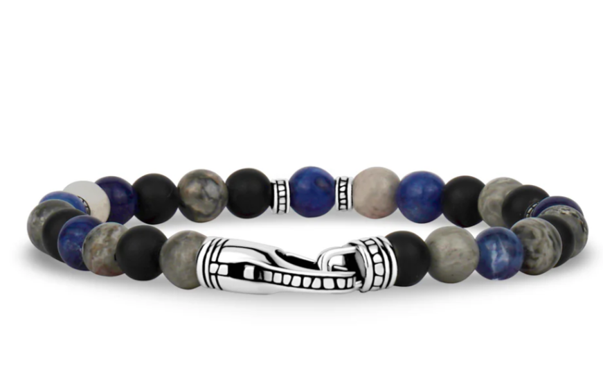 TRICOLOR BEAD BRACELET (6MM)