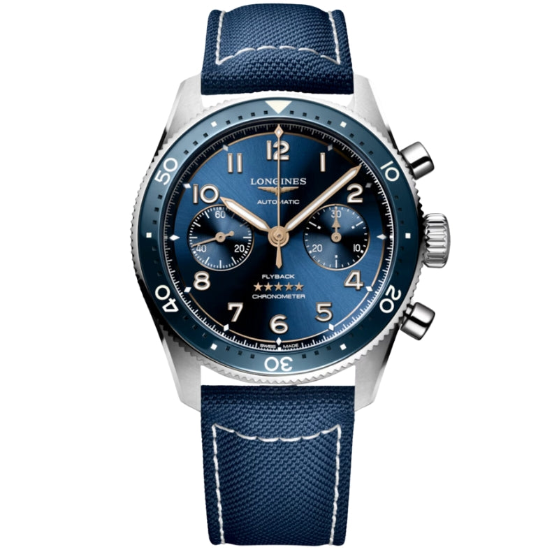 Longines Spirit Flyback Chronograph Blue Dial GMT - L3.821.4.93.2