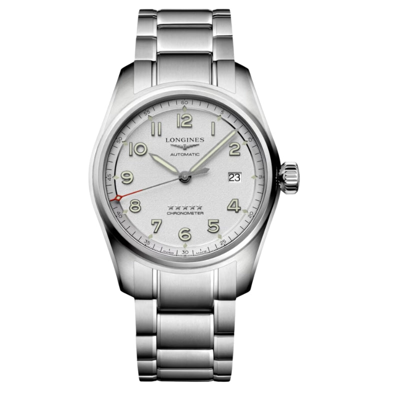 Longines Spirit Stainless Steel Silver Dial 40mm - L3.810.4.73.6
