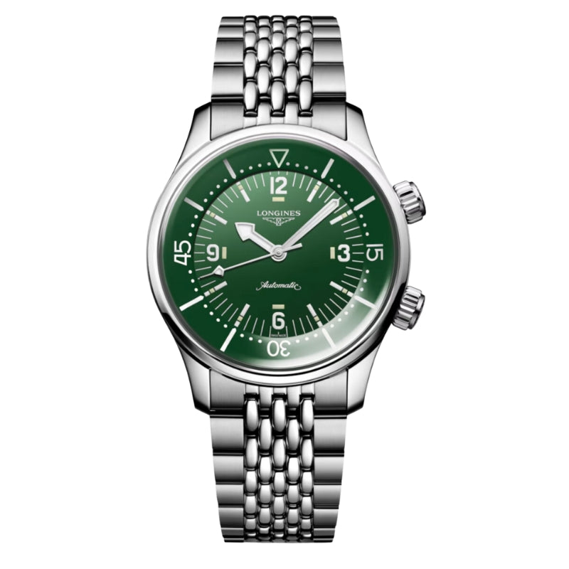 Longines Legend Diver Green Dial 39mm - L3.764.4.06.6