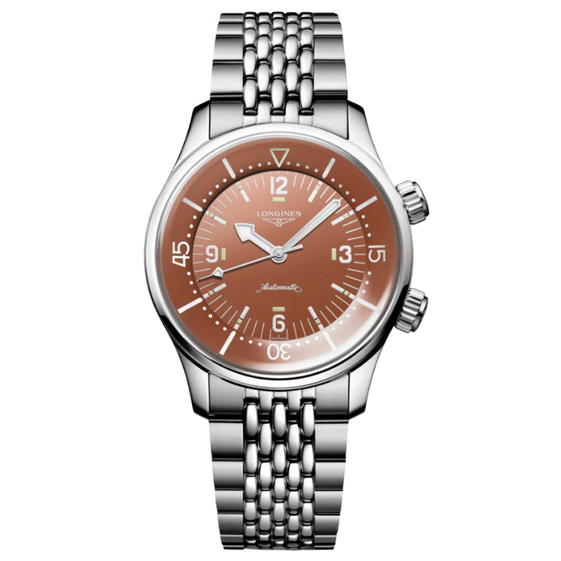 Longines Legend Diver Orange Dial 39mm - L3.764.4.96.6