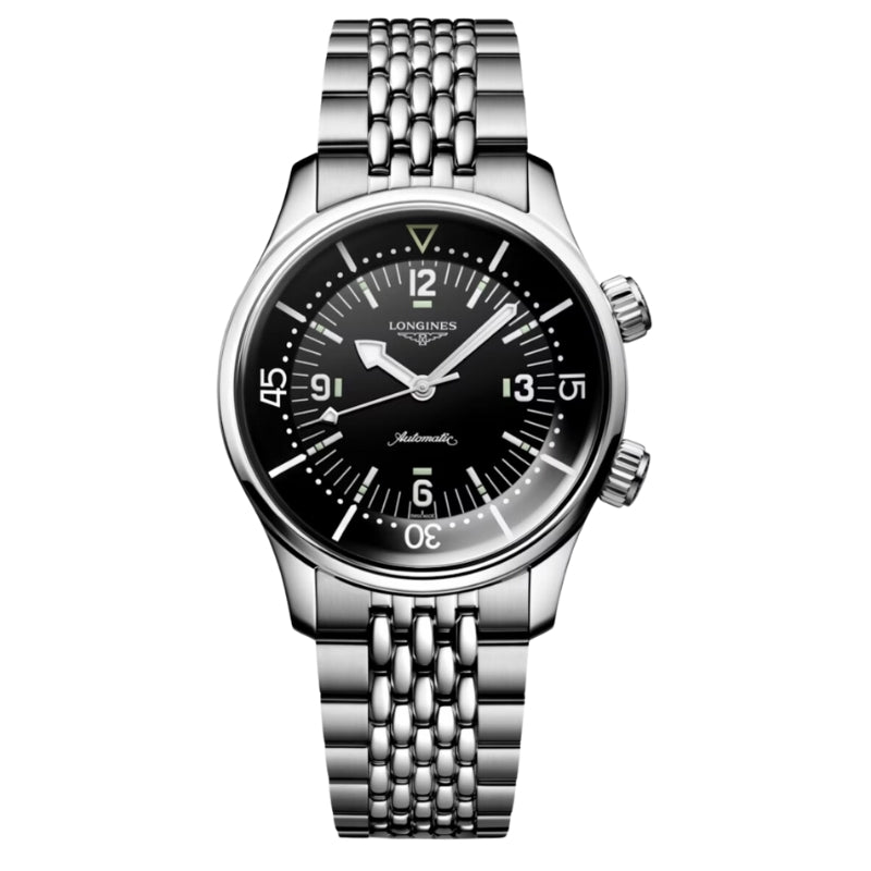 Longines Legend Diver Black Dial 39mm - L3.764.4.50.7