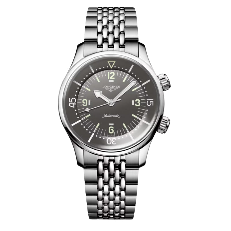 Longines Legend Diver Gray Dial 39mm - L3.764.4.99.6