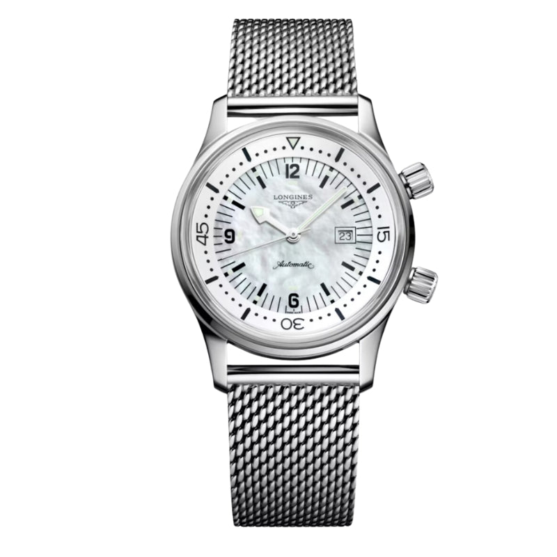 Longines Legend Diver MOP Dial 36mm - L3.374.4.80.6