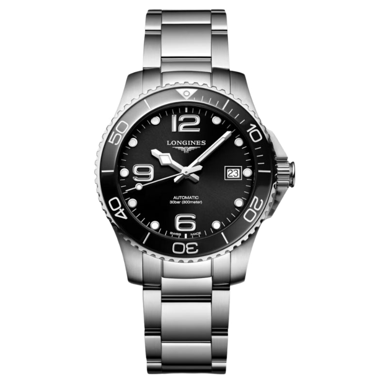 Longines Hydroconquest Black Dial 39mm - L3.780.4.56.6