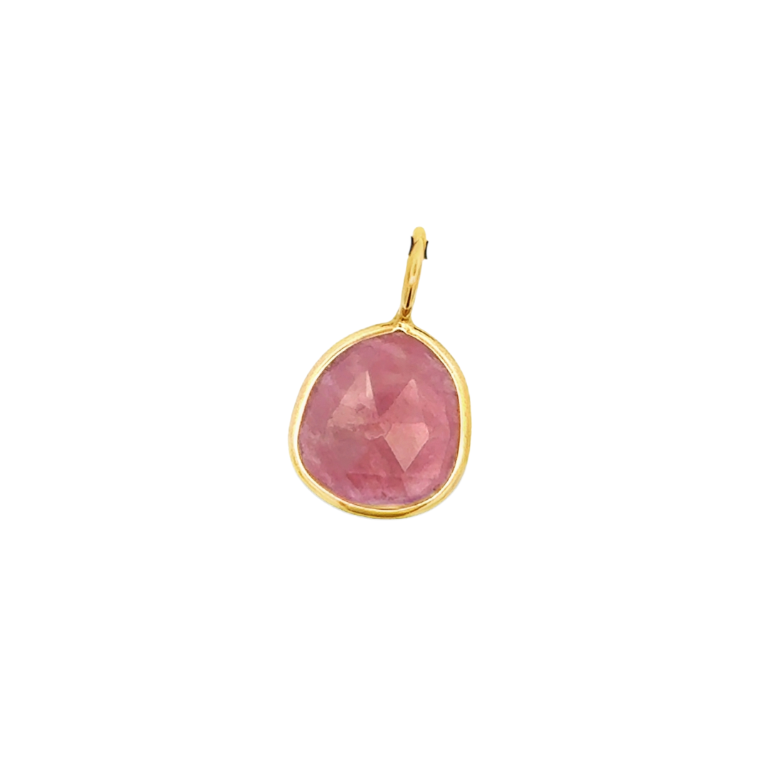 Heather B. Moore 14K Yellow Gold Pink Sapphire Charm