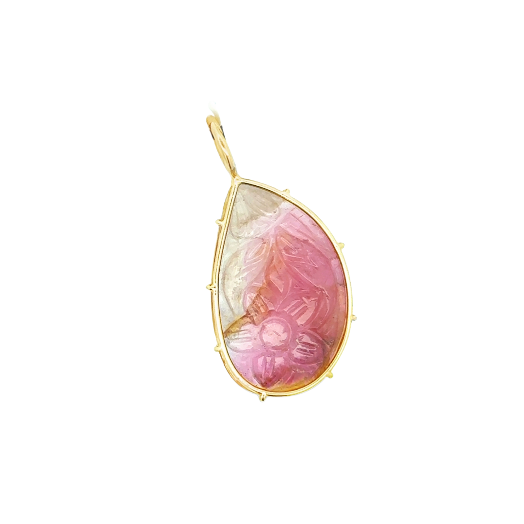 Heather B. Moore 14K Yellow Gold Tourmaline Charm