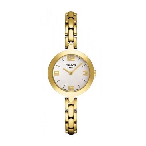 Tissot Women's T0032093303700 Flamingo Gold-Tone Stainless Steel Watch