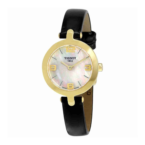 Tissot Women's T0032093611700 Flamingo Black Leather Watch