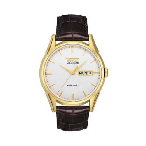 Tissot Men's T0194303603100 Heritage Automatic Brown Leather Watch