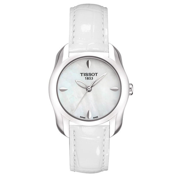 Tissot Women's T0232101611100 T-Wave White Leather Watch
