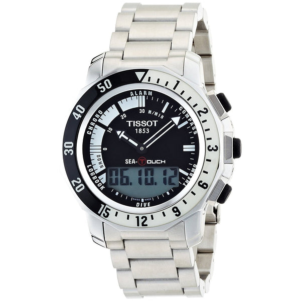 Tissot Men's T0264201105100 Sea Touch Analog-Digital Stainless Steel Watch